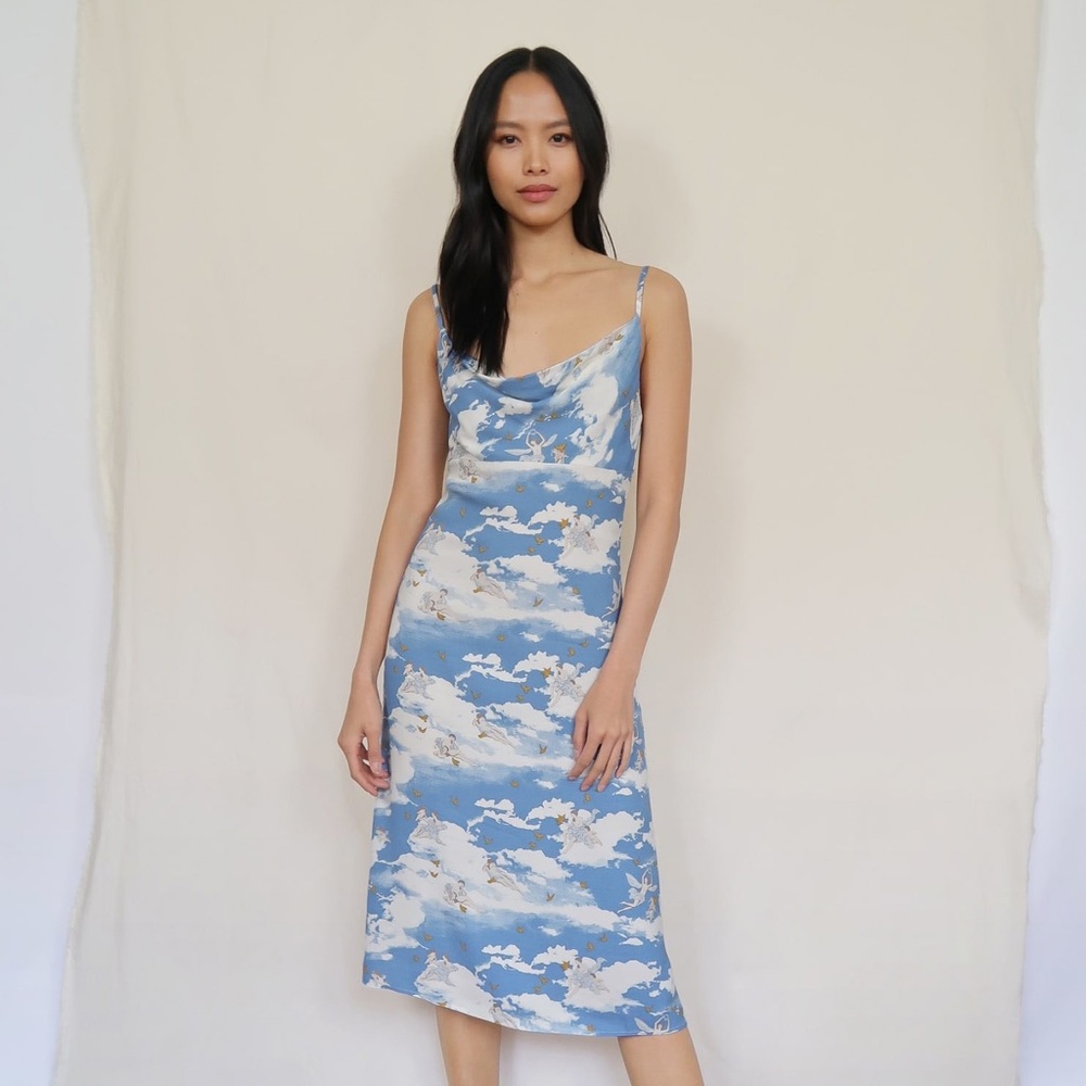 Reformation Astrid Dress in Cielo NWT - Sold out